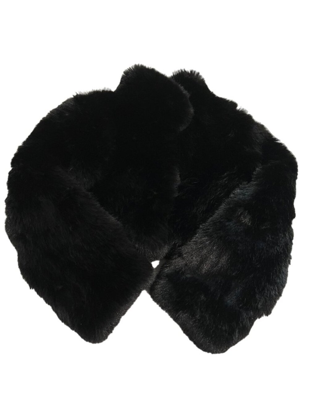 ALO Yoga Opulent Faux Fur Cropped Jacket in Black